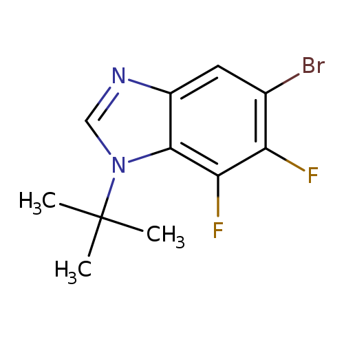 5-Bromo-1-t-butyl-6,7-difluorobenzimidazole