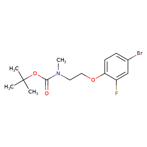 tert-Butyl N-[2-(4-bromo-2-fluorophenoxy)ethyl]-N-methylcarbamate
