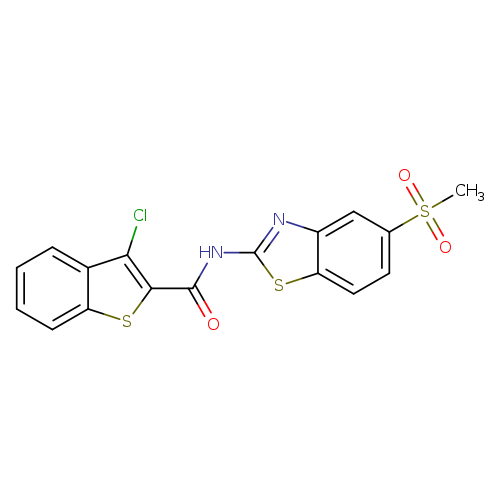3-chloro-N-(5-methanesulfonyl-1,3-benzothiazol-2-yl)-1-benzothiophene-2-carboxamide