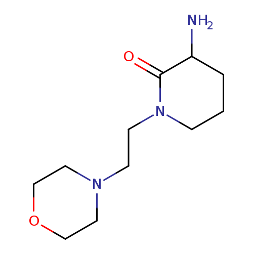 3-amino-1-[2-(morpholin-4-yl)ethyl]piperidin-2-one