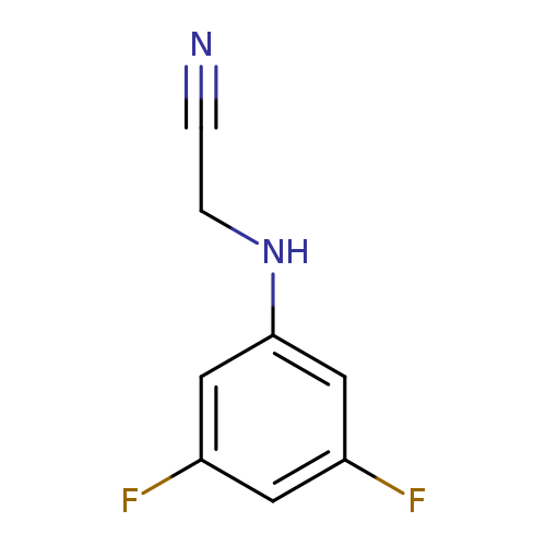 2-((3,5-difluorophenyl)amino)acetonitrile