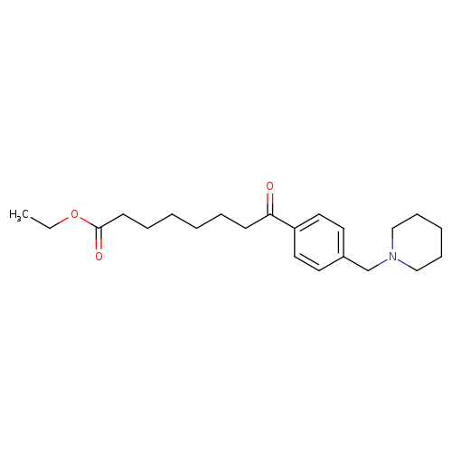 Ethyl 8-oxo-8-[4-(piperidinomethyl)phenyl]octanoate