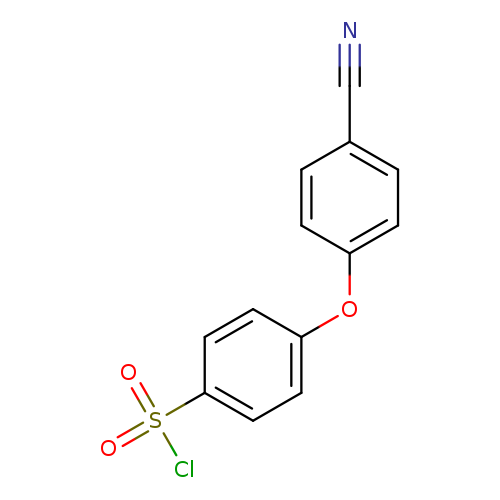 4-(4-cyanophenoxy)benzene-1-sulfonyl chloride