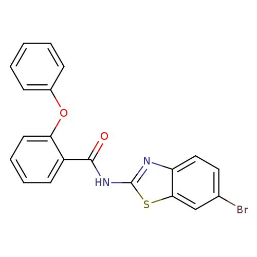 N-(6-bromo-1,3-benzothiazol-2-yl)-2-phenoxybenzamide