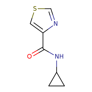 N-cyclopropyl-1,3-thiazole-4-carboxamide