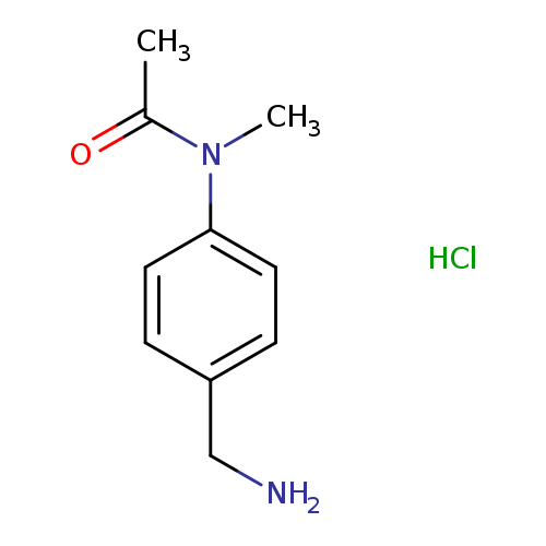 N-[4-(aminomethyl)phenyl]-N-methylacetamide hydrochloride