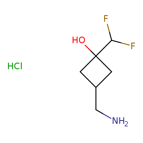 3-(aminomethyl)-1-(difluoromethyl)cyclobutan-1-olhydrochloride,Mixtureofdiastereomers