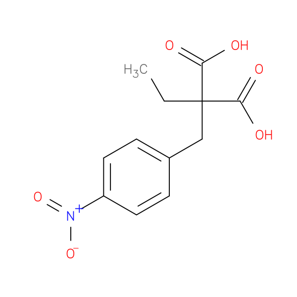 2-ethyl-2-[(4-nitrophenyl)methyl]propanedioic acid