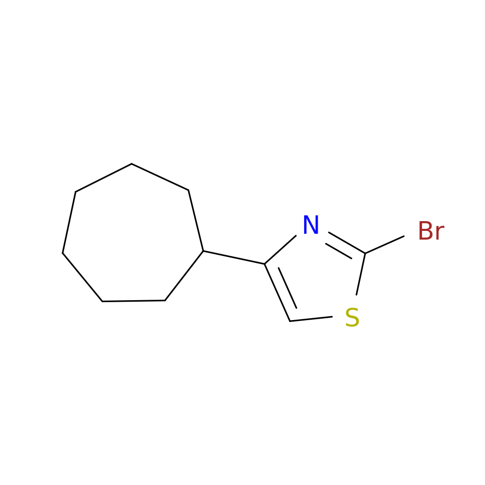 2-Bromo-4-cycloheptyl-1,3-thiazole