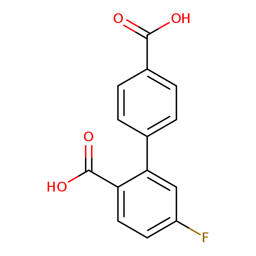 2-(4-Carboxyphenyl)-4-fluorobenzoic acid