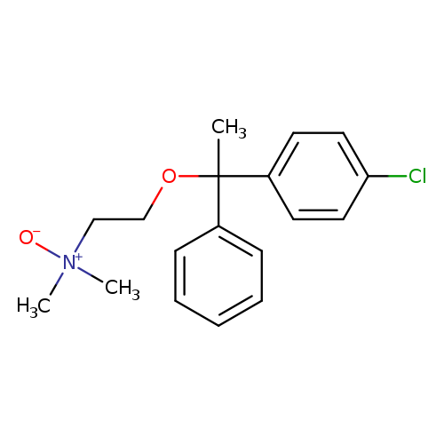 2-[1-(4-Chlorophenyl)-1-phenylethoxy]-n,n-dimethylethanamine oxide