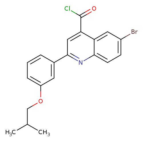 6-Bromo-2-(3-isobutoxyphenyl)quinoline-4-carbonyl chloride
