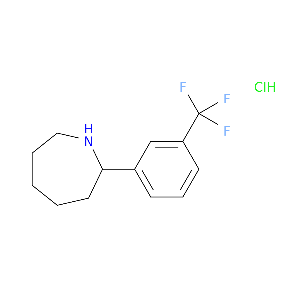 2-[3-(trifluoromethyl)phenyl]azepane hydrochloride