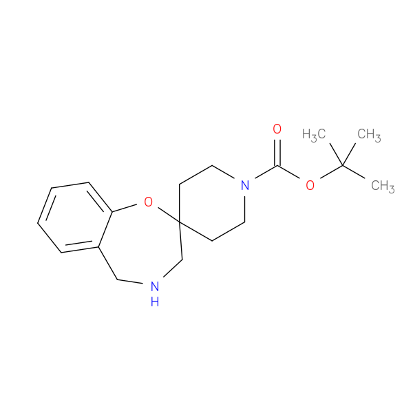 tert-butyl 4,5-dihydro-3H-spiro[1,4-benzoxazepine-2,4'-piperidine]-1'-carboxylate