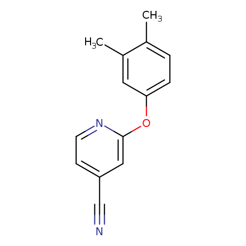 2-(3,4-dimethylphenoxy)pyridine-4-carbonitrile