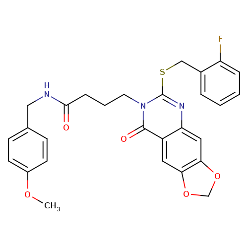4-(6-{[(2-fluorophenyl)methyl]sulfanyl}-8-oxo-2H,7H,8H-[1,3]dioxolo[4,5-g]quinazolin-7-yl)-N-[(4-methoxyphenyl)methyl]butanamide