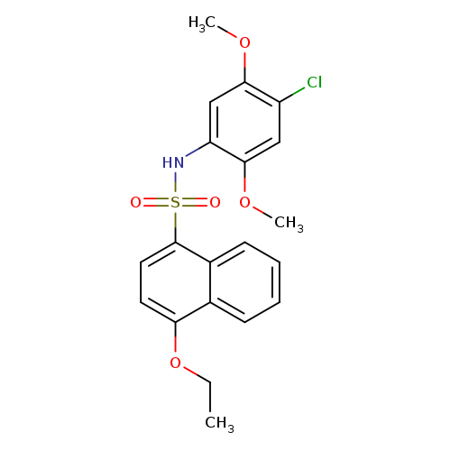 N-(4-chloro-2,5-dimethoxyphenyl)-4-ethoxynaphthalene-1-sulfonamide