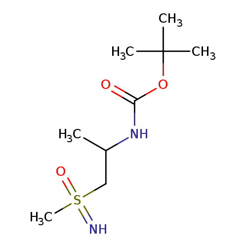 tert-butyl N-{1-[imino(methyl)oxo-lambda6-sulfanyl]propan-2-yl}carbamate