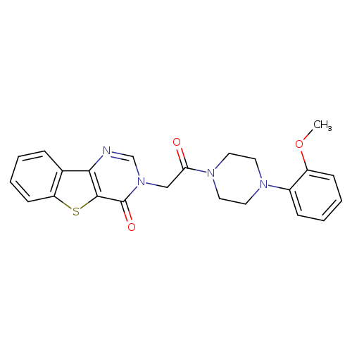 5-{2-[4-(2-methoxyphenyl)piperazin-1-yl]-2-oxoethyl}-8-thia-3,5-diazatricyclo[7.4.0.0^{2,7}]trideca-1(13),2(7),3,9,11-pentaen-6-one