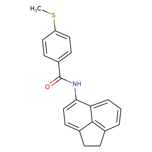N-(1,2-dihydroacenaphthylen-5-yl)-4-(methylsulfanyl)benzamide