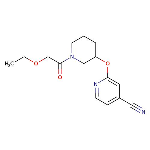 2-{[1-(2-ethoxyacetyl)piperidin-3-yl]oxy}pyridine-4-carbonitrile