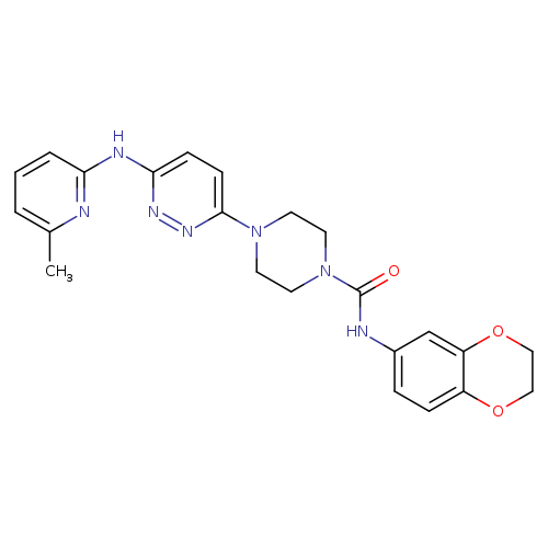 N-(2,3-dihydro-1,4-benzodioxin-6-yl)-4-{6-[(6-methylpyridin-2-yl)amino]pyridazin-3-yl}piperazine-1-carboxamide