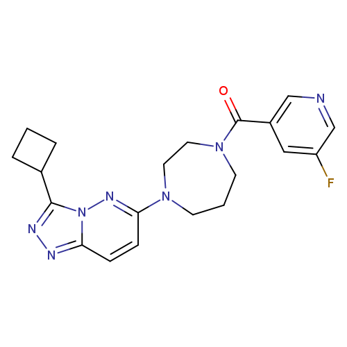 1-{3-cyclobutyl-[1,2,4]triazolo[4,3-b]pyridazin-6-yl}-4-(5-fluoropyridine-3-carbonyl)-1,4-diazepane
