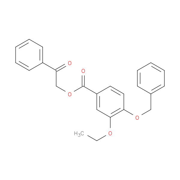 2-oxo-2-phenylethyl 4-(benzyloxy)-3-ethoxybenzoate