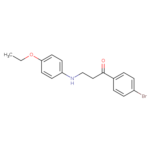1-(4-Bromophenyl)-3-((4-ethoxyphenyl)amino)propan-1-one
