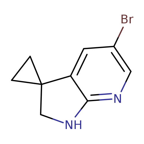 5-bromospiro[1,2-dihydropyrrolo[2,3-b]pyridine-3,1'-cyclopropane]