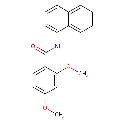2,4-dimethoxy-N-(1-naphthyl)benzamide