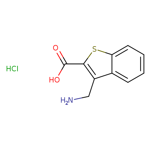 3-(aminomethyl)-1-benzothiophene-2-carboxylicacidhydrochloride