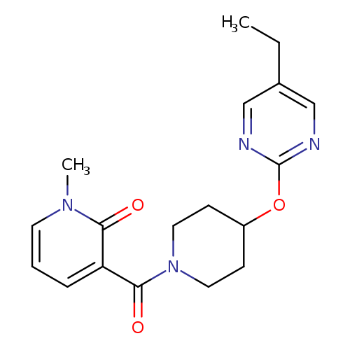3-{4-[(5-ethylpyrimidin-2-yl)oxy]piperidine-1-carbonyl}-1-methyl-1,2-dihydropyridin-2-one