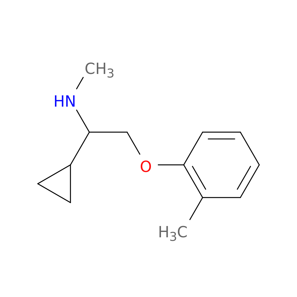 [1-Cyclopropyl-2-(2-methylphenoxy)ethyl]methylamine
