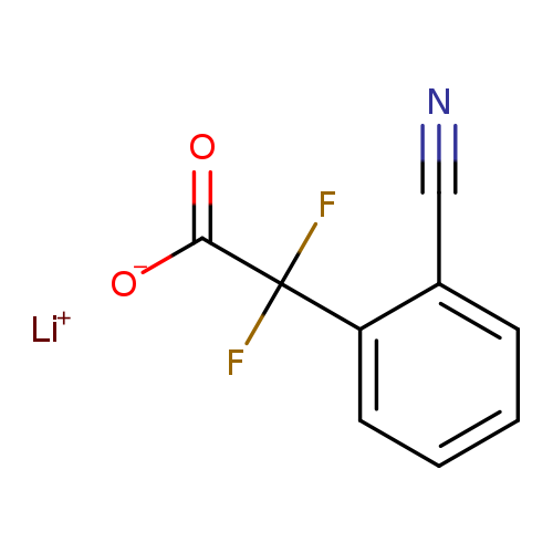 lithium(1+) ion 2-(2-cyanophenyl)-2,2-difluoroacetate