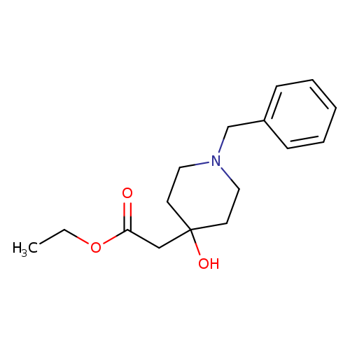 ethyl 2-(1-benzyl-4-hydroxypiperidin-4-yl)acetate