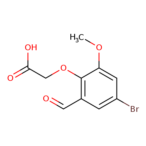 Acetic acid, 2-(4-bromo-2-formyl-6-methoxyphenoxy)-