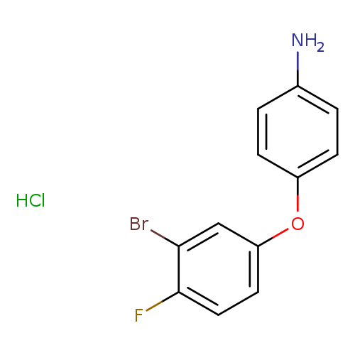 4-(3-bromo-4-fluorophenoxy)aniline hydrochloride