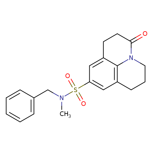 N-benzyl-N-methyl-2-oxo-1-azatricyclo[7.3.1.0^{5,13}]trideca-5,7,9(13)-triene-7-sulfonamide