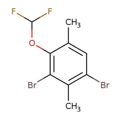 1,3-dibromo-4-(difluoromethoxy)-2,5-dimethylbenzene