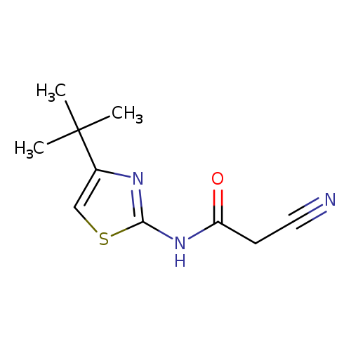 N-(4-tert-butyl-1,3-thiazol-2-yl)-2-cyanoacetamide