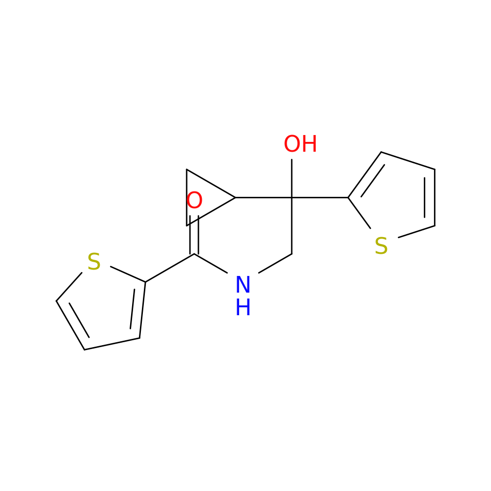 N-[2-cyclopropyl-2-hydroxy-2-(thiophen-2-yl)ethyl]thiophene-2-carboxamide