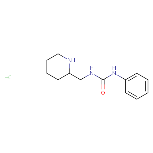 1-phenyl-3-(piperidin-2-ylmethyl)urea hydrochloride