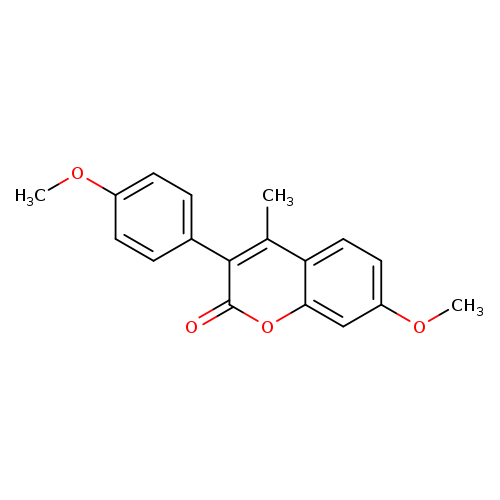 7-methoxy-3-(4-methoxyphenyl)-4-methylchromen-2-one