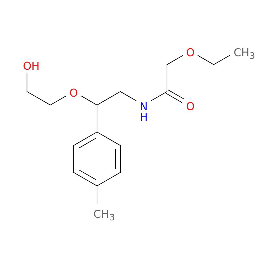 2-ethoxy-N-[2-(2-hydroxyethoxy)-2-(4-methylphenyl)ethyl]acetamide