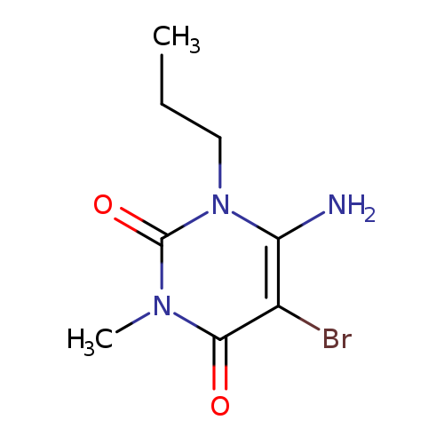 6-Amino-5-bromo-3-methyl-1-propyl-1h-pyrimidine-2,4-dione