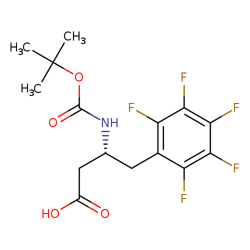 (R)-3-((tert-Butoxycarbonyl)amino)-4-(perfluorophenyl)butanoic acid
