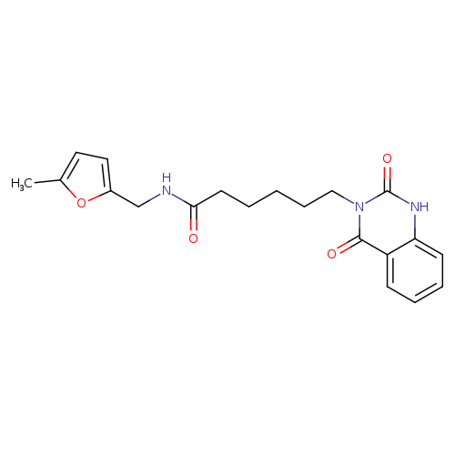 6-(2,4-dioxo-1,2,3,4-tetrahydroquinazolin-3-yl)-N-[(5-methylfuran-2-yl)methyl]hexanamide