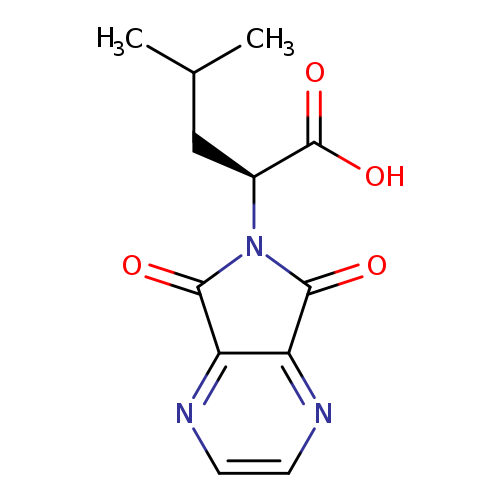 2-(5,7-Dioxo-5,7-dihydro-6H-pyrrolo[3,4-b]pyrazin-6-yl)-4-methylpentanoic acid
