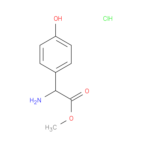 Methyl 2-amino-2-(4-hydroxyphenyl)acetate hydrochloride